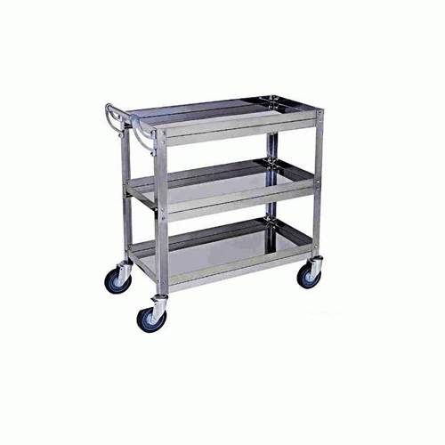 CARRO DE TRANSPORTE MULTIUSO EN ACERO INOX.
